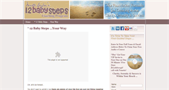 Desktop Screenshot of 12babysteps.com